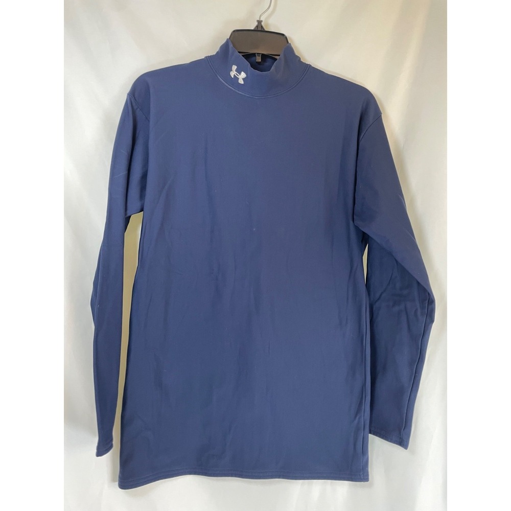 Under Armour MidWeight Long Sleeve Mock Neck Compression Athletic Shirt Women XL